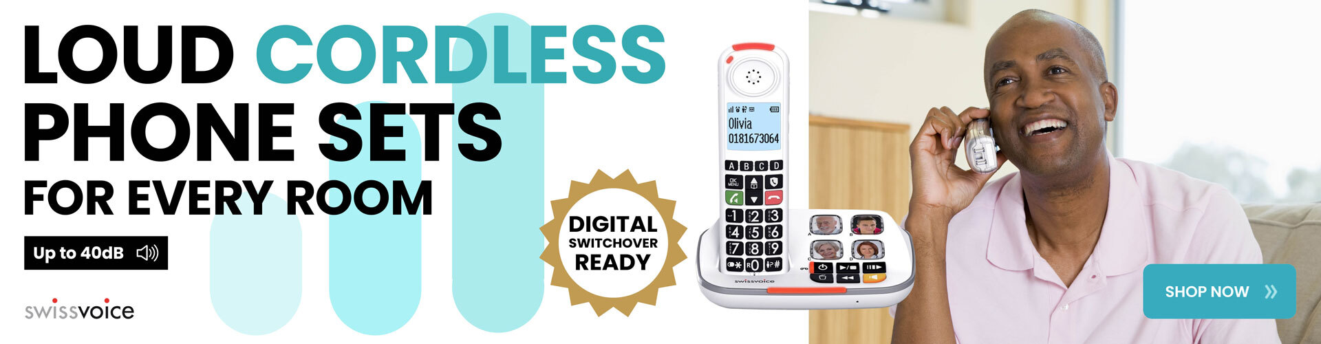 Amplicomms Loud Cordless Phone Sets